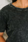 Had to Be There Mineral Wash Tee in Ash Black