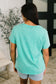 Had to Be There Mineral Wash Tee in Turquoise