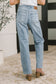 Heather Mid Rise Rigid Magic Straight