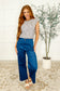 Heavily Invested Striped Ruffle Detail Top