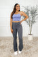 Motion Mastery Flared Yoga Pants in Titanium