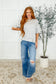 I Do It Better Stepped Hem Top