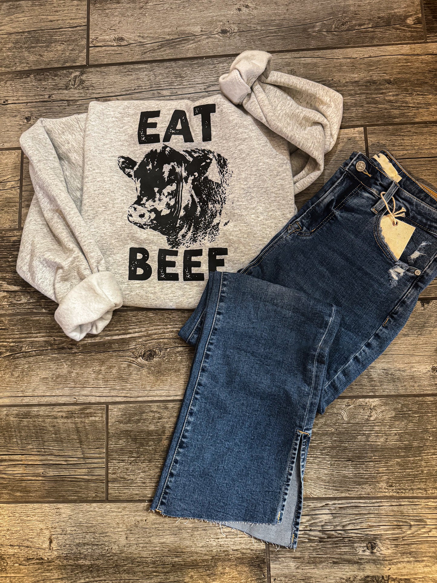 Eat Beef- Crewneck