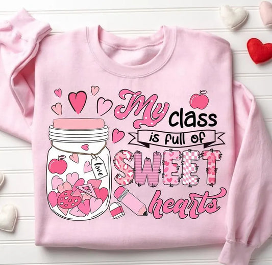 Teacher Valentine- Graphic Sweatshirt