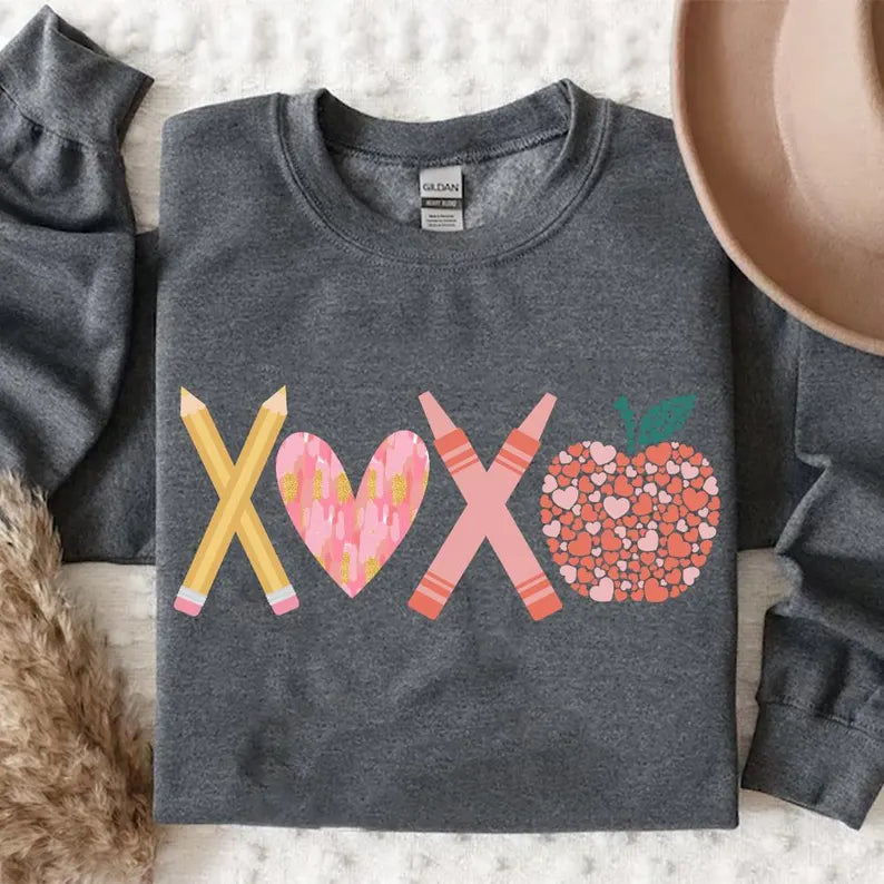 Teacher Valentine- Graphic Sweatshirt