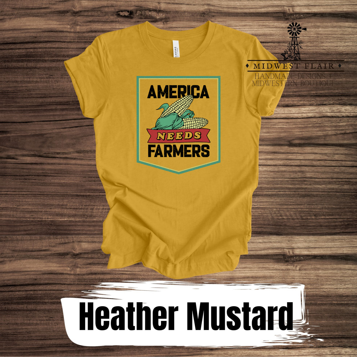 America Needs Farmers- T-Shirt [Multiple colors]