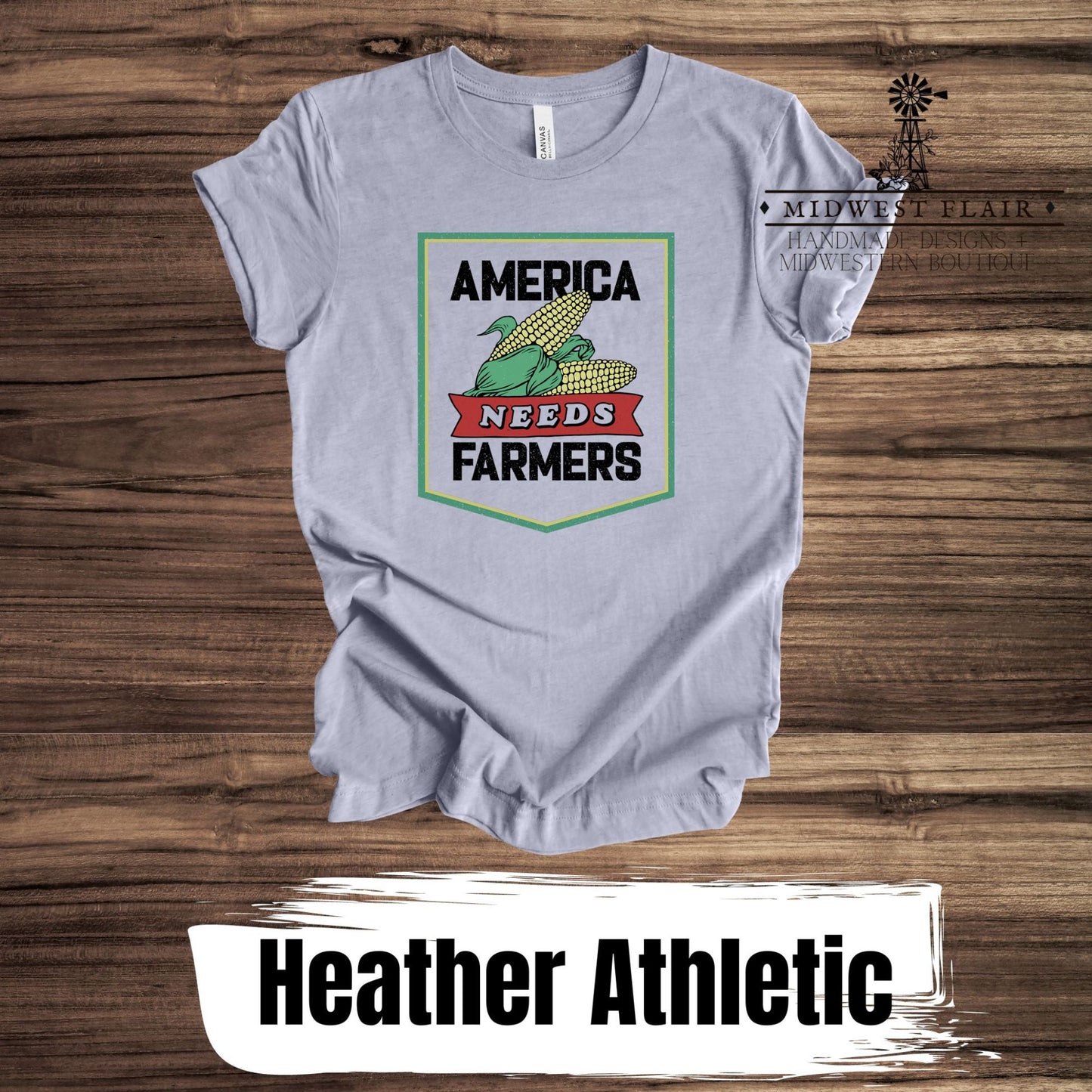 America Needs Farmers- T-Shirt [Multiple colors]