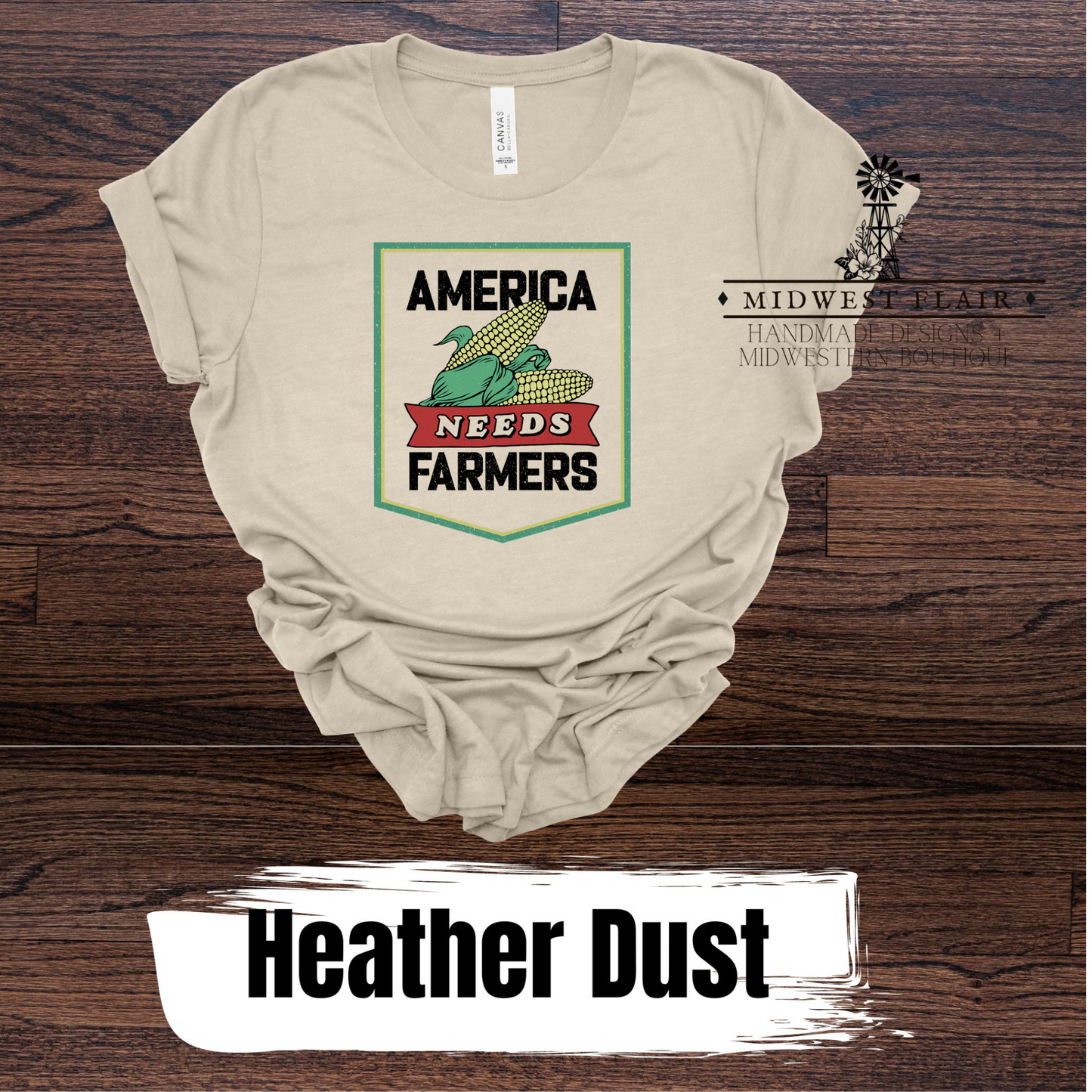 America Needs Farmers- T-Shirt [Multiple colors]