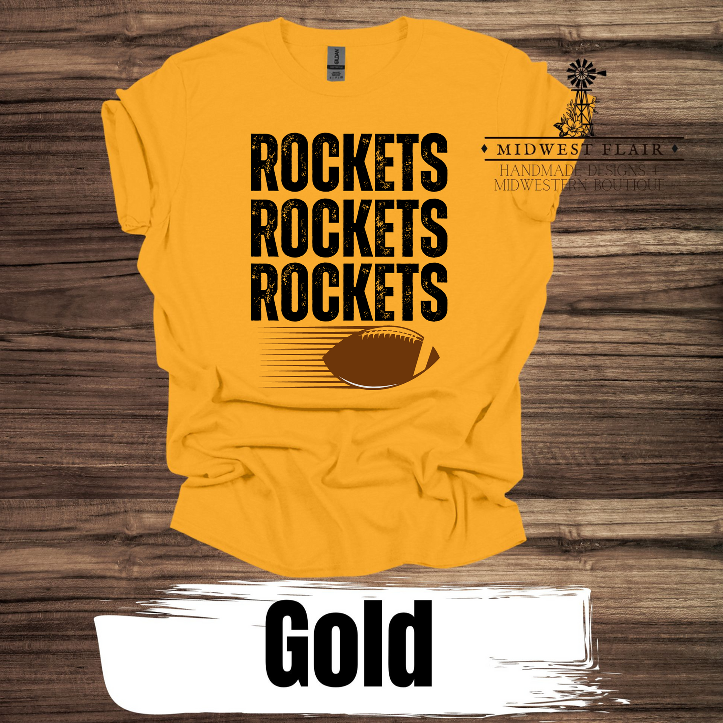 Rockets Football- T-Shirt [Multiple colors]