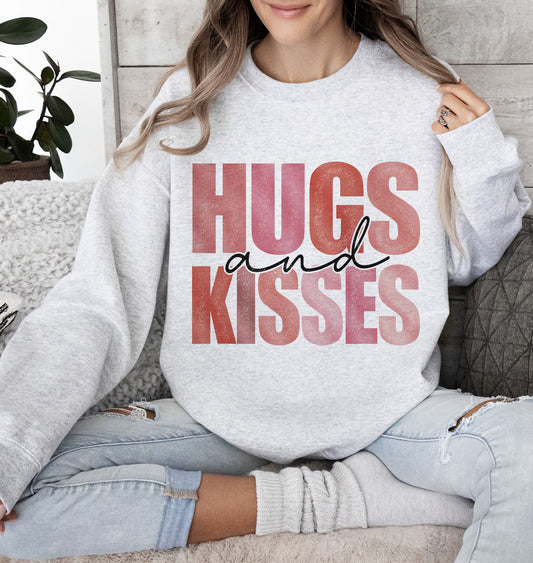 Hugs and Kisses- Graphic Sweatshirt