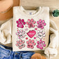 Paw print valentine- Graphic Sweatshirt