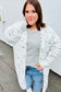 Feeling In Love Ivory/Charcoal Textured Soft Brushed Cardigan