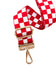 Lizzie Checkered Adjustable Bag Strap