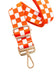 Lizzie Checkered Adjustable Bag Strap