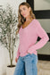 I'm All Yours V-Neck Sweater