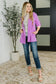 I'm Really That Gal Open Front Blazer in Orchid Glow
