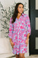 Inspire Collared Dress in Pink Paisley