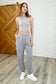 Jog and Snog Joggers in Mystic Grey
