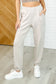 Jog and Snog Joggers in Mocha Cream
