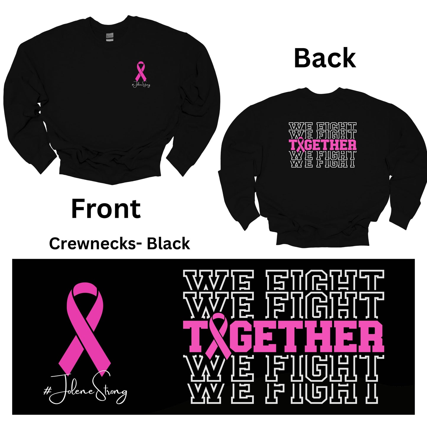 Jolene Strong — Together We Fight- Crewneck Youth and Adult