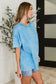 Just My Type Mineral Wash Relaxed Top in Deep Sky