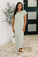 Keep Me Comfy Casual Maxi Dress in Green