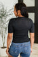 Knit Pick Basic Tee in Black