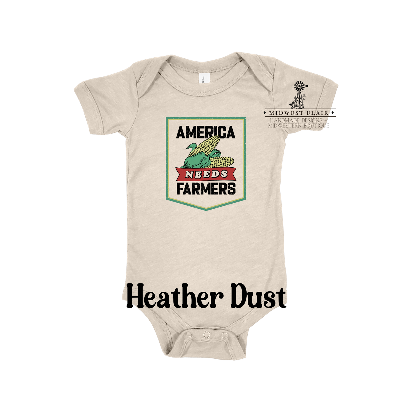 America Needs Farmers - Infant [Choose Your Color]