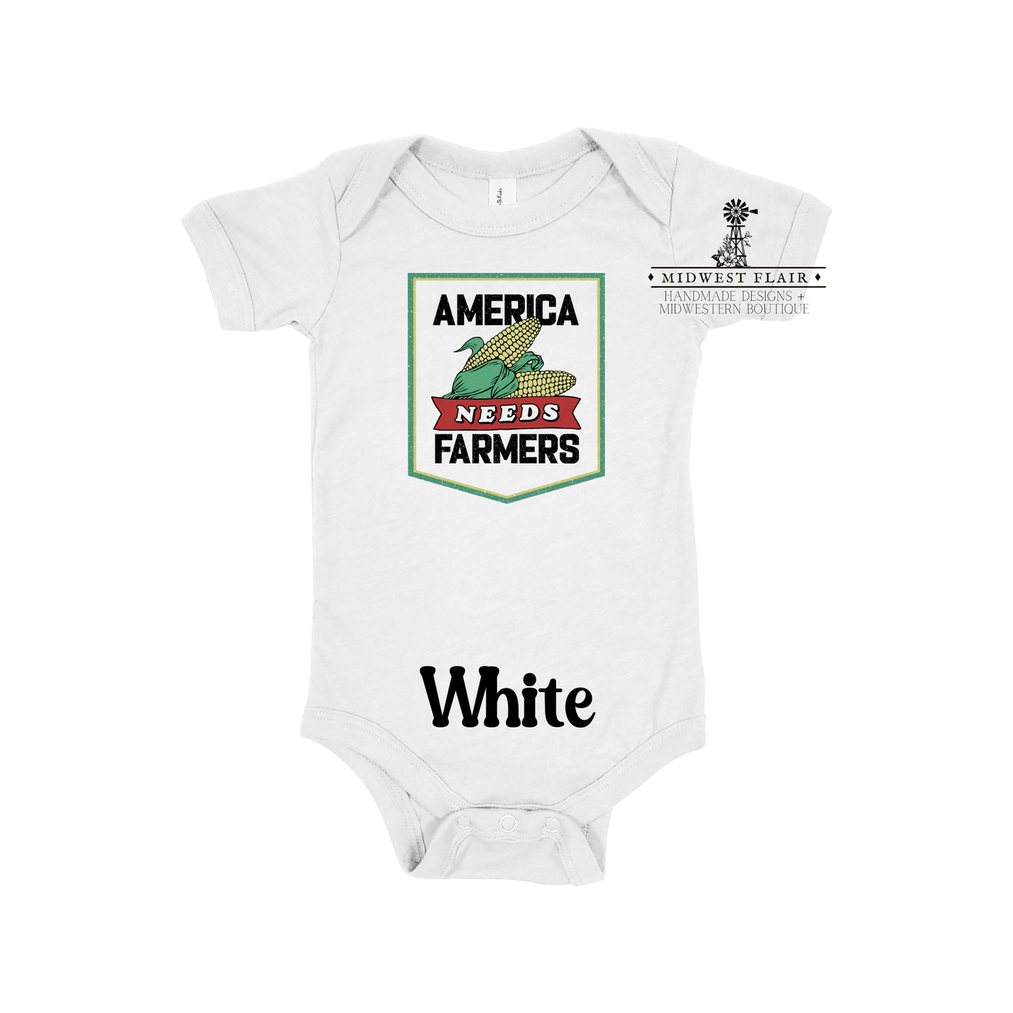 America Needs Farmers - Infant [Choose Your Color]