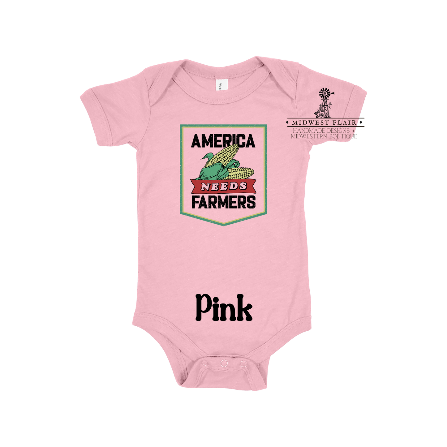 America Needs Farmers - Infant [Choose Your Color]