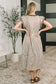 Let Me Love You Cap Sleeve Tiered Dress