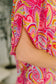 Lizzy Breeze Top in Hot Pink Paisley