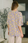 Lizzy Breeze Top in Purple and Yellow Floral