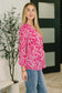 Lizzy Top in Pink Paisley