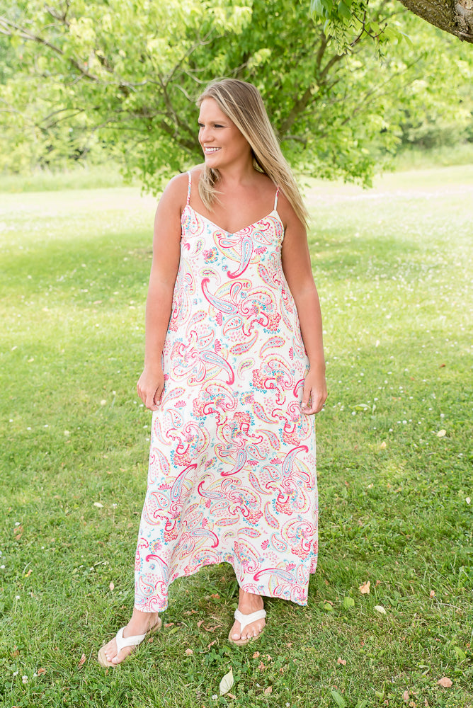 Paisley Paradise Maxi Dress