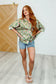 Optical Illusion Button Up Blouse
