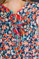 Petal to the Metal Flutter Sleeve Dress in Navy/Coral
