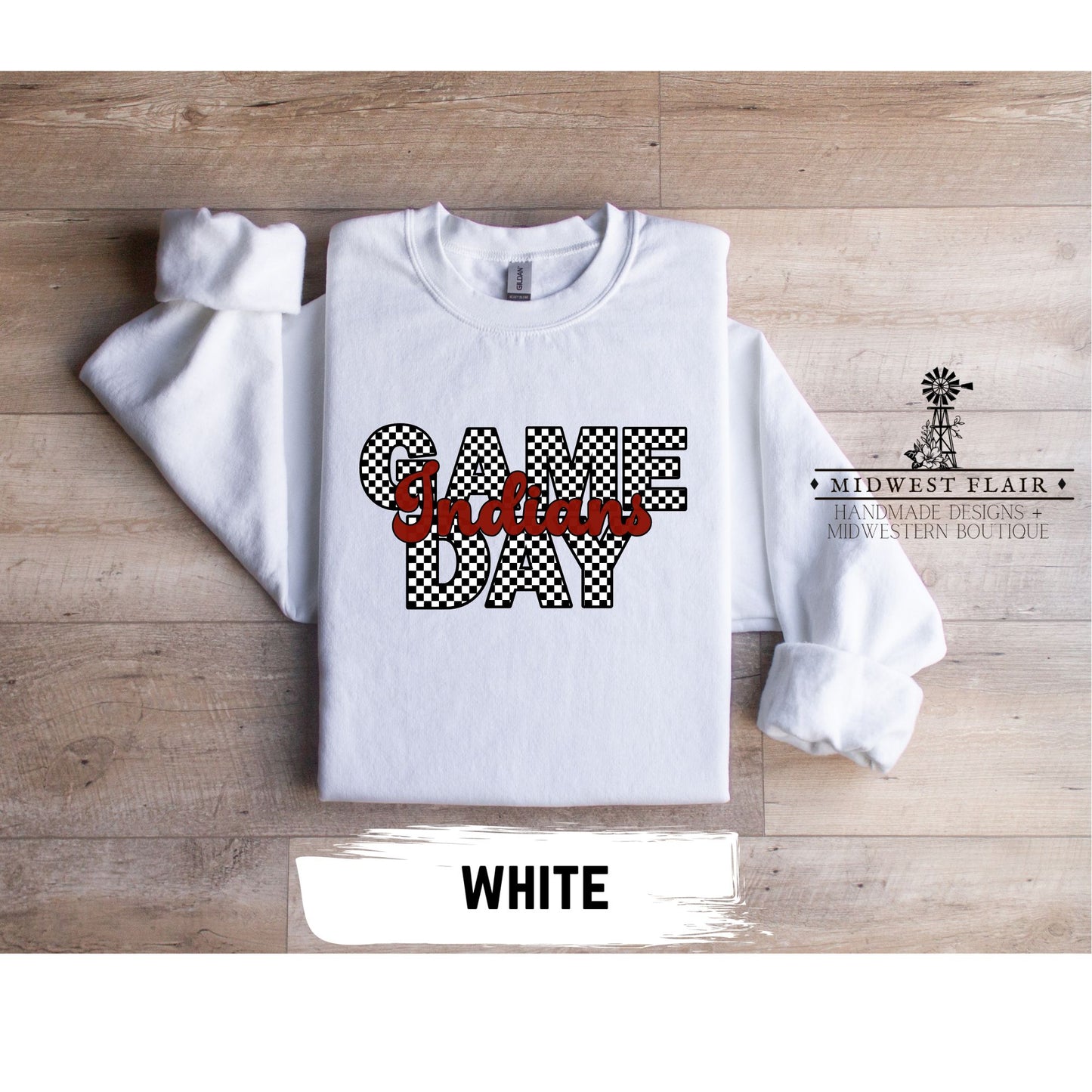 Indians Game Day Graphic Sweatshirt