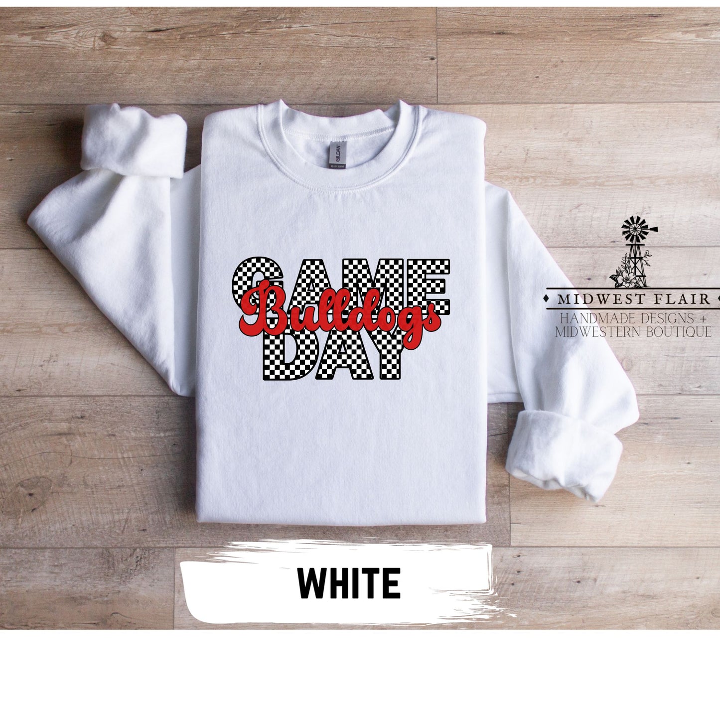 Bulldogs Game Day Graphic Sweatshirt