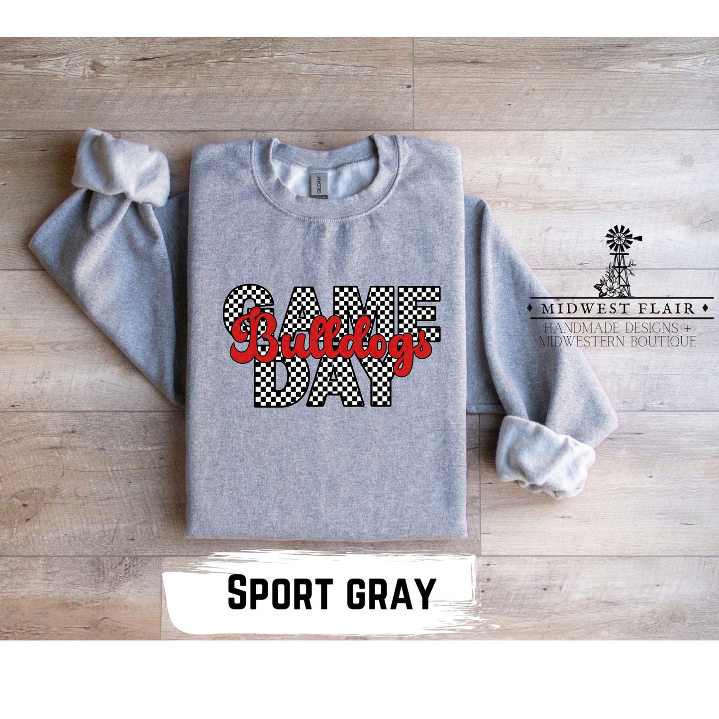 Bulldogs Game Day Graphic Sweatshirt