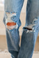 Rose High Rise 90's Straight Jeans in Light Wash