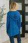 Running Late Hooded Long Sleeve in Light Navy
