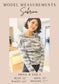 Nostalgic Note Striped Mock Neck Top