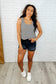 Sandy Toes, Sunburned Nose Scoop Neck Tank