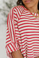 Sass in Session Relaxed Top in Cream Red