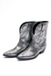 Jersey Metallic Boot in Silver