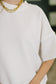 Sense of Clarity Boxy Top in Off White