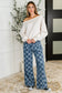 Side Hustle Off Shoulder Long Sleeve Top in Bone