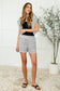 Situationally Sound Striped Long Sleeve Top and Shorts Set