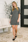 So Thoughtful That Way Textured T-Shirt Dress